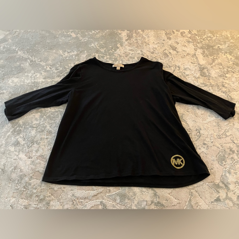 Michael Kors 3X Black Shirt w/Logo